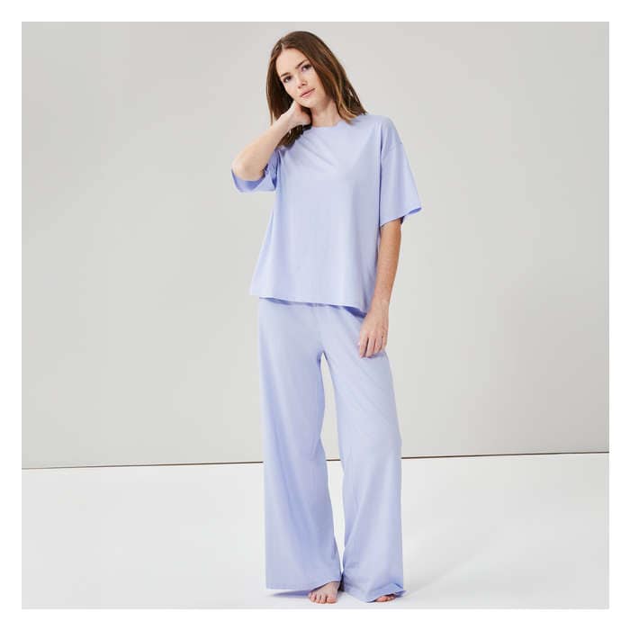 Aux Femmes Haut de pyjama à coupe décontractée
